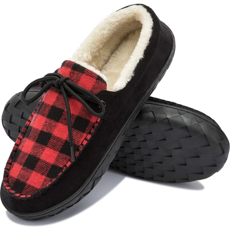 LARGERED Pantofole Casa Uomo Ciabatte Memory Foam Soletta Pantofole