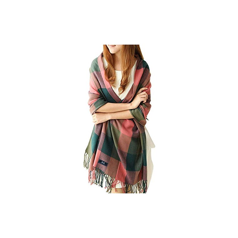Sciarpa da donna e scialle invernale per donna in tartan, Colore