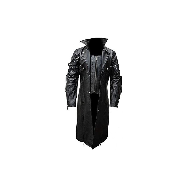 Kinstell Steampunk - Cappotto Da Uomo Vintage Stile Gotico Medievale Stile Vittoriano Per Halloween Cosplay Nero Xxl 114567859