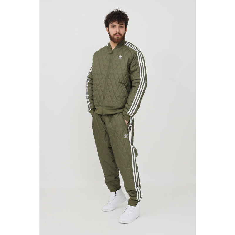 ADIDAS Pantaloni track pants adicolor classics sst quilted verde militare da uomo adidas