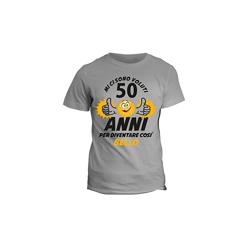 T-Shirt Compleanno donna Maglietta 50° compleanno - Mi ci sono