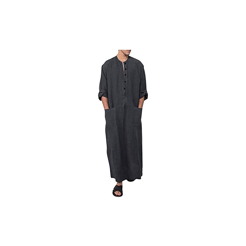 Abito da Preghiera Abaya per Donne Musulmane (Nero e