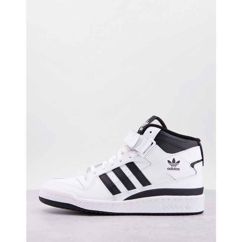 adidas Originals - Forum - Sneakers alte bianche e nere-Bianco