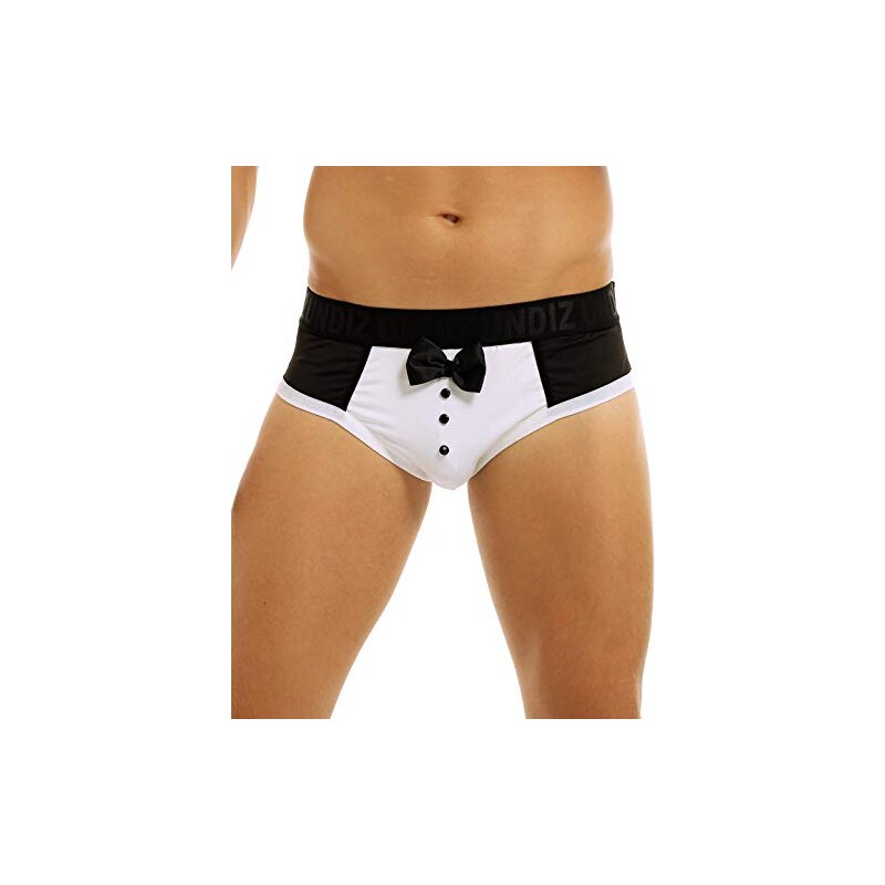 Mutande Uomo Sexy Con Papillon - Tanga Per Cosplay E Feste - Foto 4
