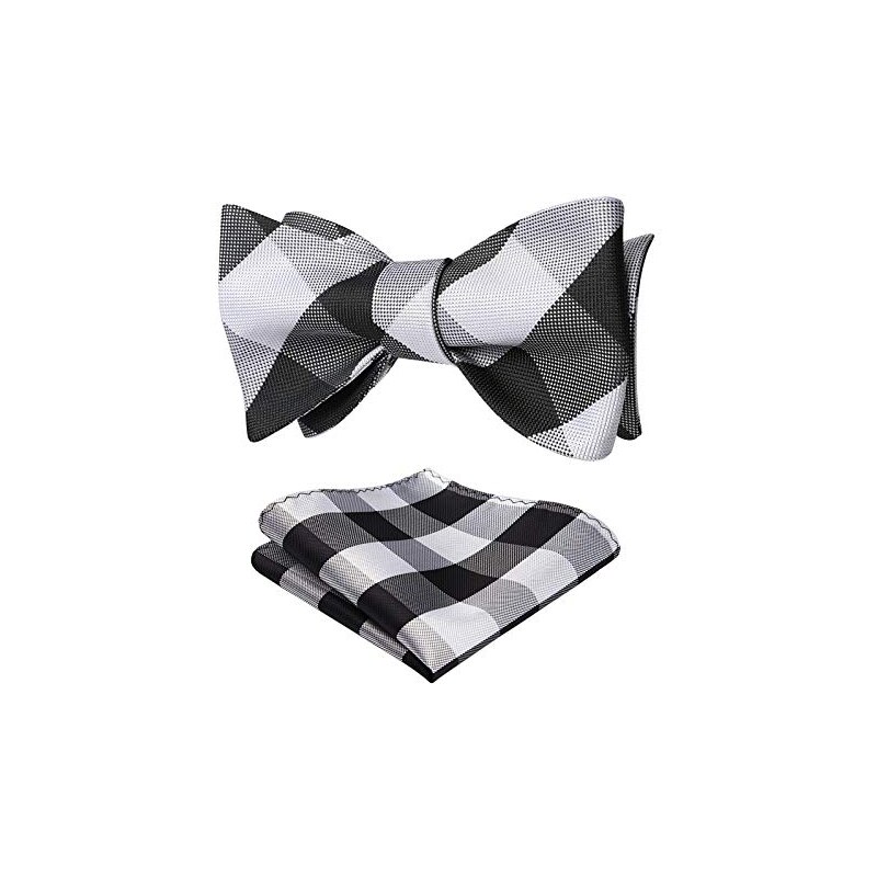 Pochette Da Taschino Pois Fazzoletti Da Taschino Uomo - Set In Tinta Unita 22x22cm Per Cerimonie Ed Eventi Accessori Smoking - Foto 7