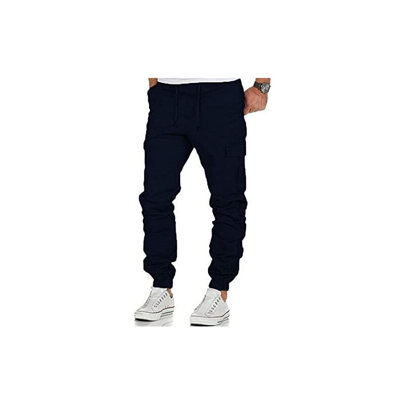 Pantalon Chino Homme été En Coton Léger - Coupe Slim Fit élastiquée - Tailles 48 à 58