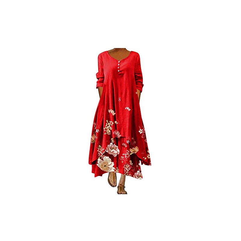 Missufe Vestito Donna Estate - Elegante Vintage Per Feste E Serate Speciali - Foto 6