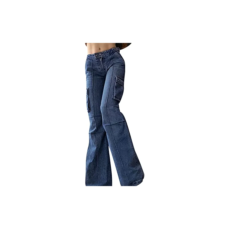 Msgm Jeans cargo a vita alta da ragazza F4MSJGDP013 main image 1