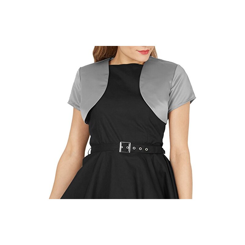 KOJOOIN Bolero Donna Maniche Corte - Cardigan Leggero A Griglia Con Lacci (Confezione Multipla)