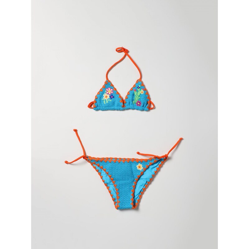 Mc2 Saint Barth Bikni Jaiden A Righe Con Paperelle JAI0001/04141L Per Bambina