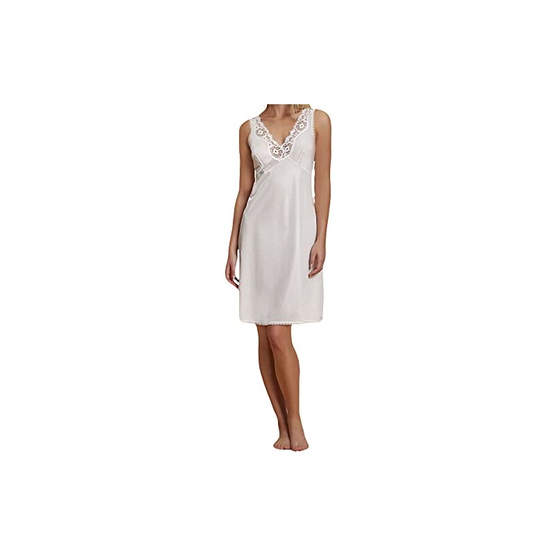 Mewa Sottoveste Donna Charlotte In Viscosa - Antistatica, Leggera, Perfetta Sotto Abiti - Colori Bianco, Nero, Beige, Ecru - 3