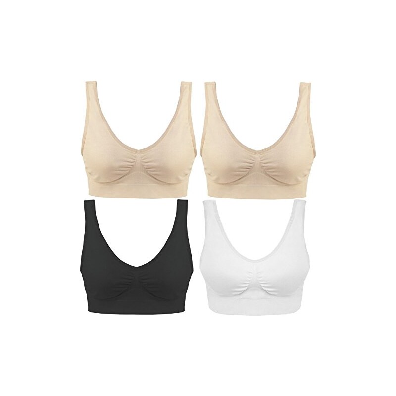 Boolavard 4 Pezzi Bra Il Reggiseno Comfort Qualità Premium Miglior Garantita Nel Mercato S 