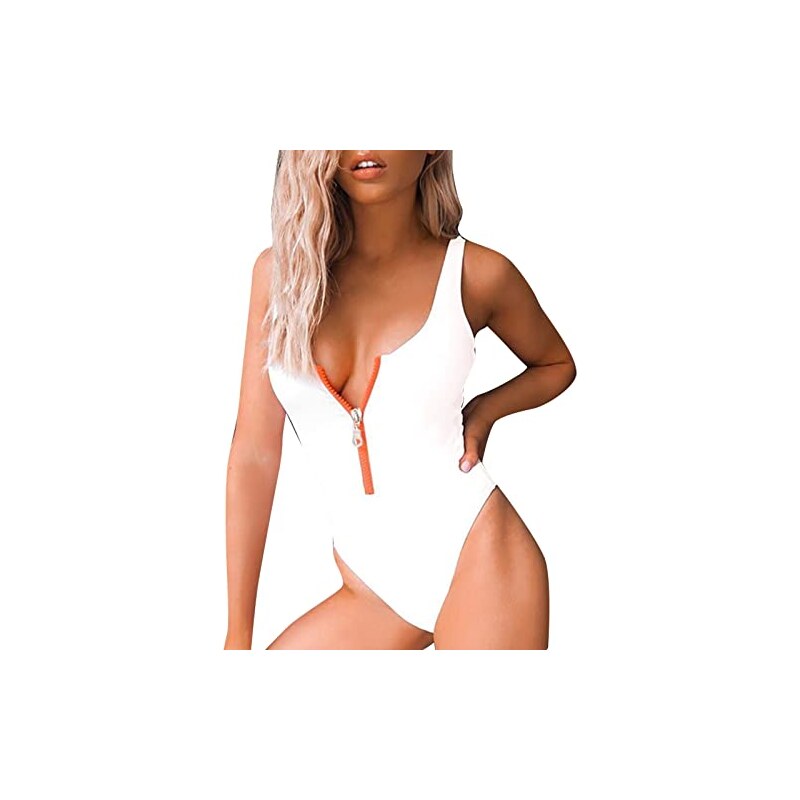 Speedo Placement Hydrasuit Costume Intero Donna – Schiena Alta, Cerniera Frontale, Materiale Endurance+ Max Riciclato