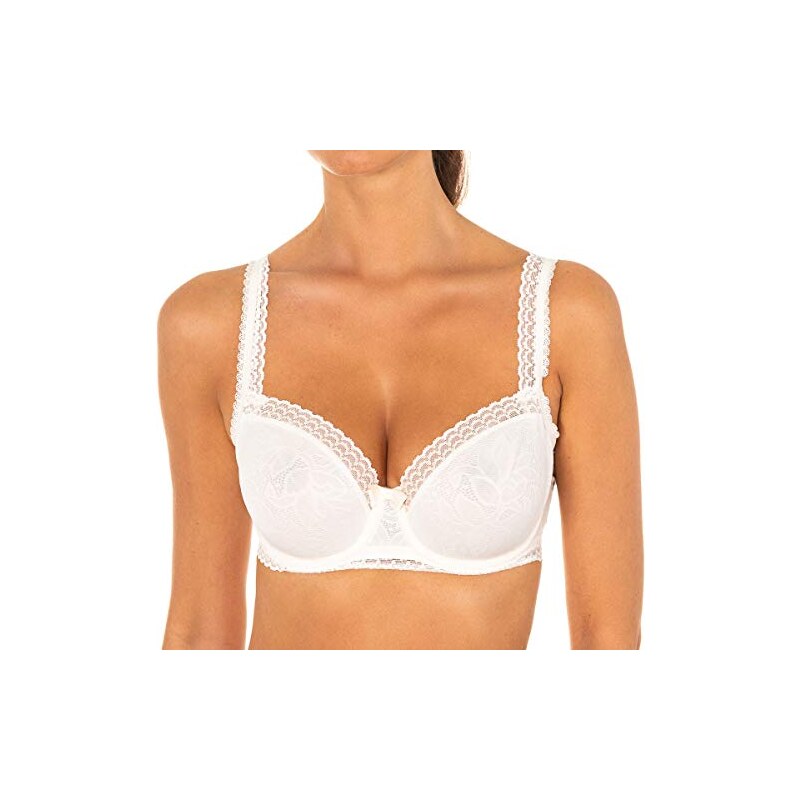 Playtex Reggiseno con Ferretto Flowery Lace in Pizzo Sostegno Perfetto x1 Donna, Rosso Rubino, 3B