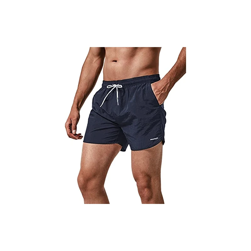 Pantaloncini Da Bagno Uomo | Nylon | Asciugatura Rapida | 3 Tasche | Per Spiaggia, Nuoto, Vacanze - Foto 9