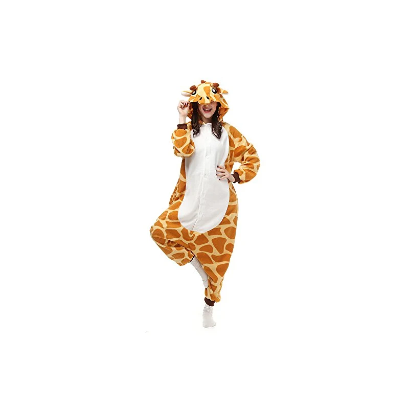 Pigiama tutina giraffa per adulti, Cosplay animale Safari da