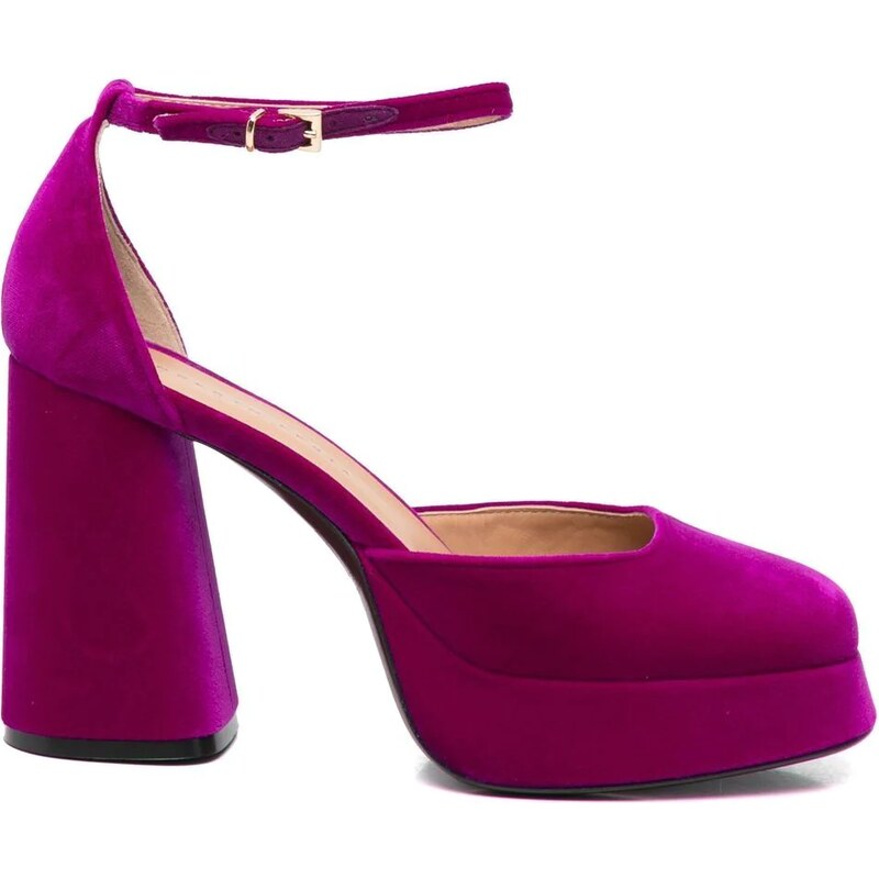 Scarpe Platform Con Tacco A Blocco 14 Cm | Chunky Heel Con Cinturino Alla Caviglia | Eleganti Per Feste E Club