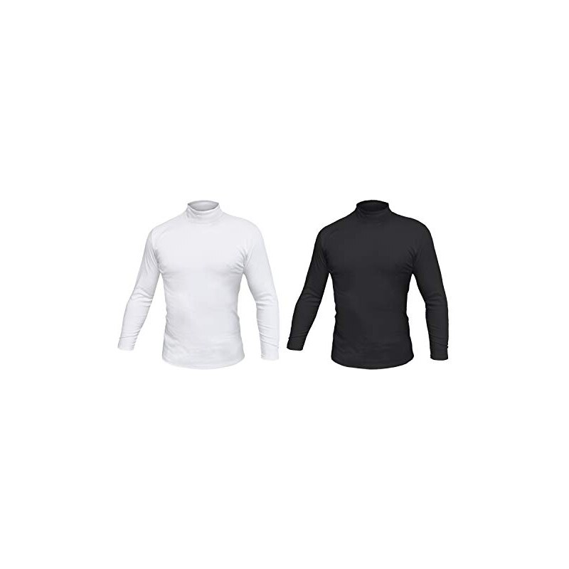 T-shirt Thermique Homme Manches Courtes 100% Coton – Lot De 1 Ou 3, Col Rond, Blanc Ou Noir, Marque Italienne Liabel