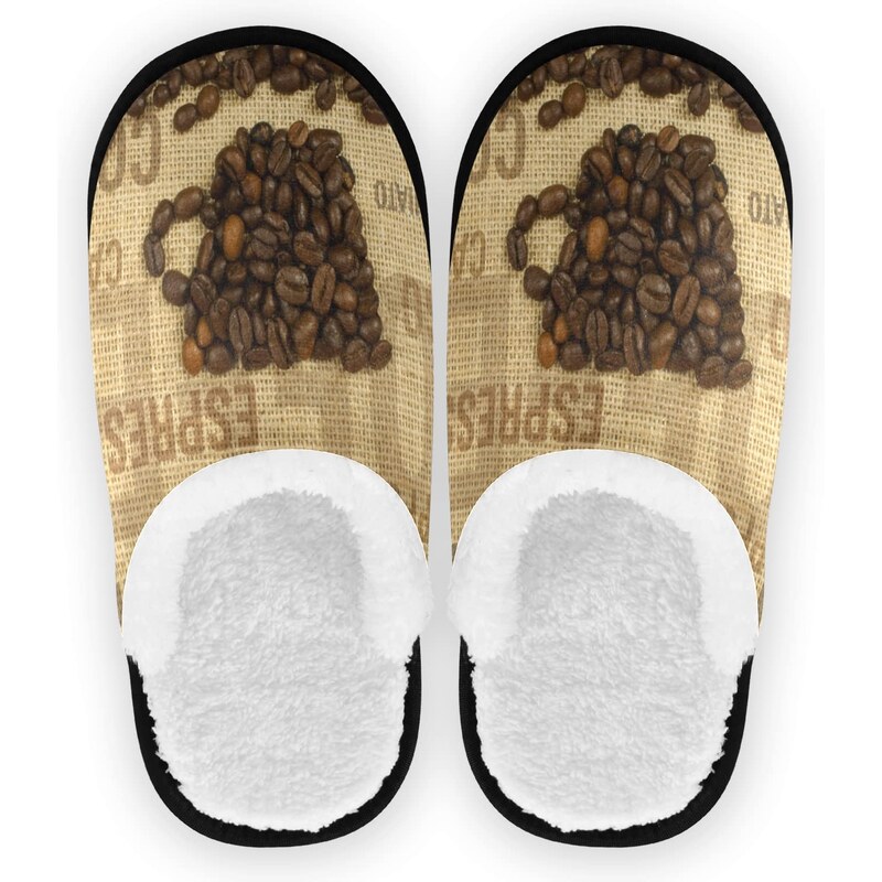 Pantofole Morbide OoohGeez A Forma Di Bradipo Per Donna - Finto Sherpa Antiscivolo - Marroni