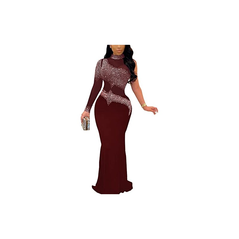 Maglia Donna Con Paillettes E Pizzo - Tunica Elegante Per Feste E Capodanno, Con Scollo Rotondo E Maniche Lunghe