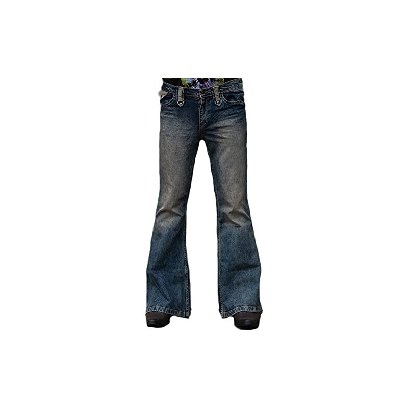 Pantaloni per Juniors Estate Autunno Denim Western Taglio Alto Flare Gamba Larga Basic Bootcut Gamba Pantaloni Jeans Donna 2025, Q-868 Blu Reale Scuro, L Pantaloni per Juniors Estate Autunno Denim Western Taglio Alto Flare Gamba Larga Basic Bootcut Gamba Pantaloni Jeans Donna 2025, Q-868 Blu Reale Scuro, L