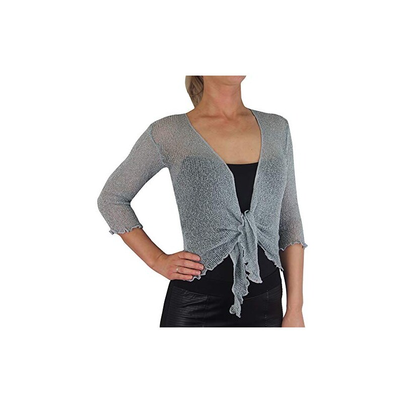 Modaworld Coprispalle Da Donna Elegante Bolero Manica Lunga Cardigan Estivo Corto Leggero Cover Up Casual Per Cerimonia Festiva Spiaggia 103607860