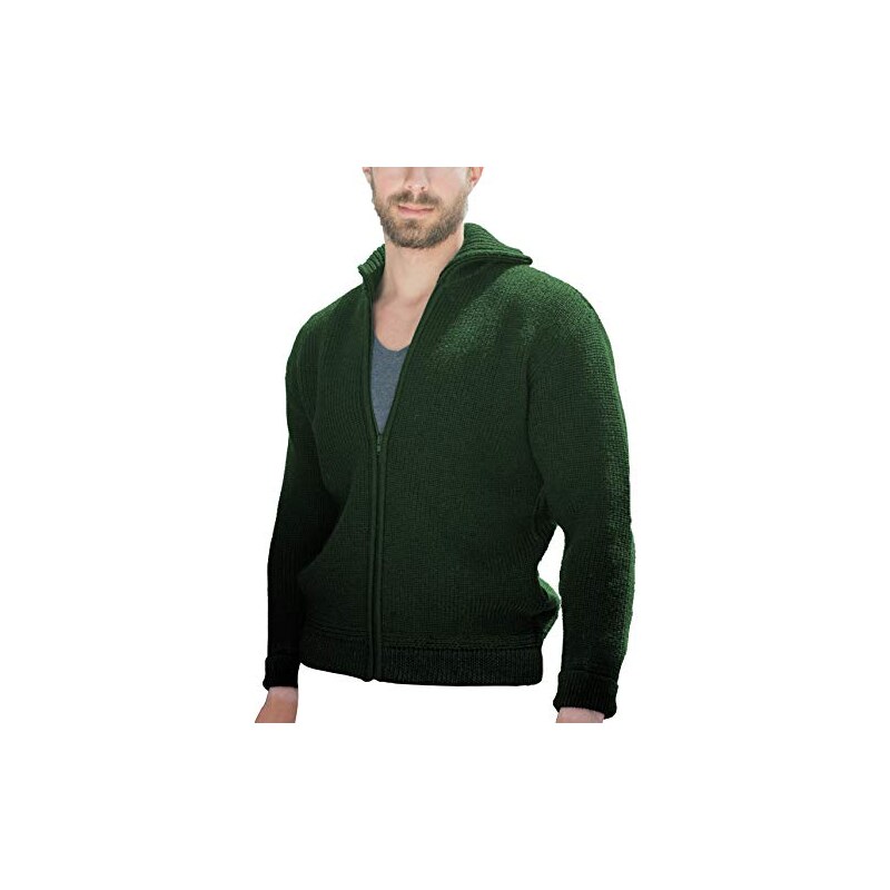Blauer Peter - Maglione Con Colletto E Zip Sul Torace - In Lana Merino 10 Colori Colore Bordeaux Taglia 48 108881474