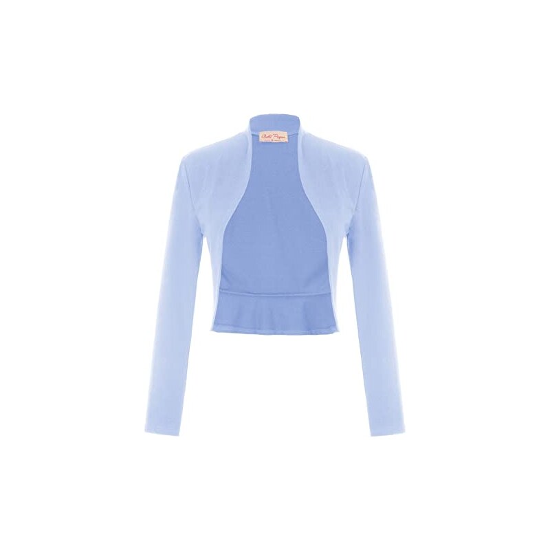 JEATHA Coprispalle Donna Bolero Trasparente Tinta Unita Cardigan Estivi Abito Elegante Cerimonia