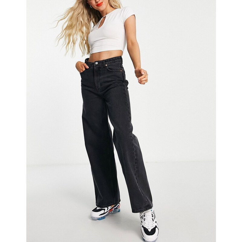 ONLY Jeans a vita alta a gamba larga ONLMADISON Blu