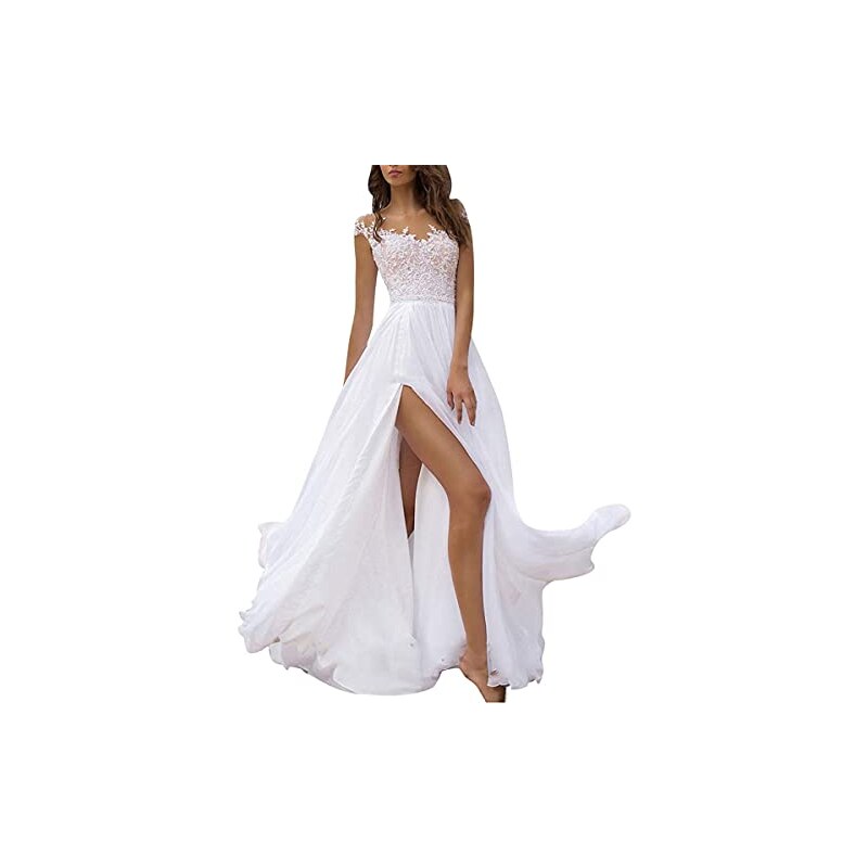 Cheap pizzo valencienne sposa 2026 Abiti da sposa in pizzo Francese Couture Haye