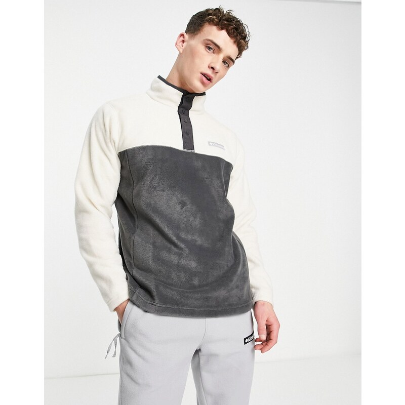 Columbia Steens Mtn Felpa In Pile Con Bottons Per Ragazzi | Giacca Morbidissima E Calda, Unisex, Ideale Per Tutti I Giorni - 2