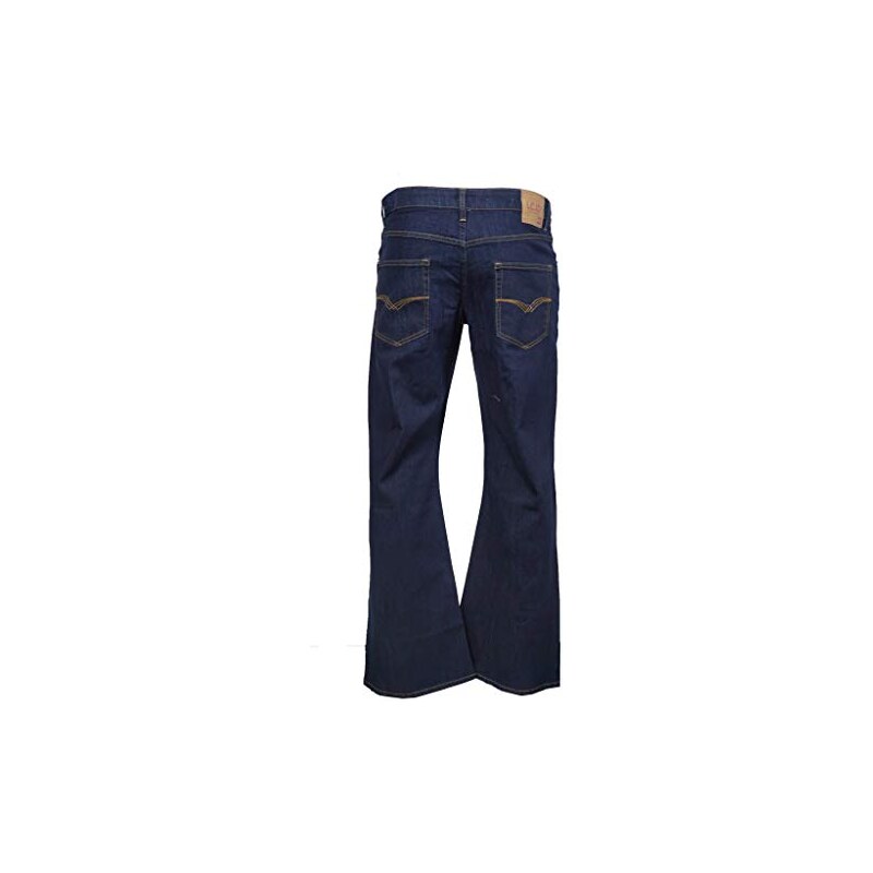Aoseiens Jeans da donna Flared Fit elastico in vita alta jeans da donna vestibilità aderente Butt Lift Bootcut pantaloni da donna High Sweet Flared Jeans, Blu marino, M