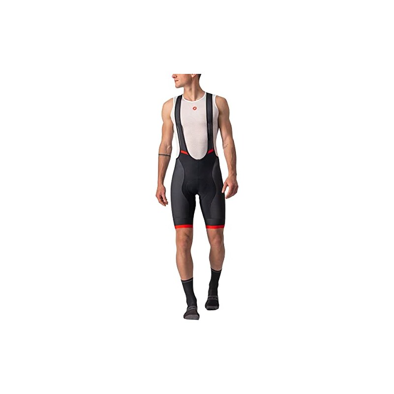 Short De Cyclisme Castelli Competizione Bib - Homme - Chamois KISS Air2 - Tissu Vortex - Pour Course Et Entraînement