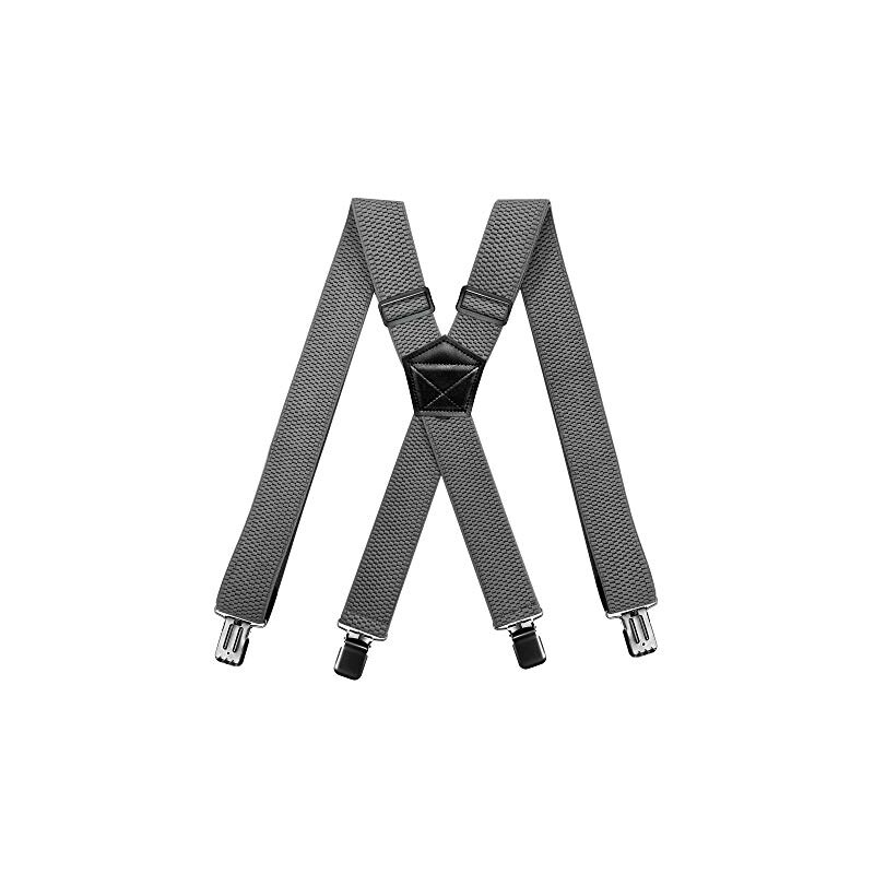 FETARCH Bretelle Uomo 2,5cm Y Forma Elastici E Regolabili Bretelles Con Papillon Coordinate Rosso 109620062