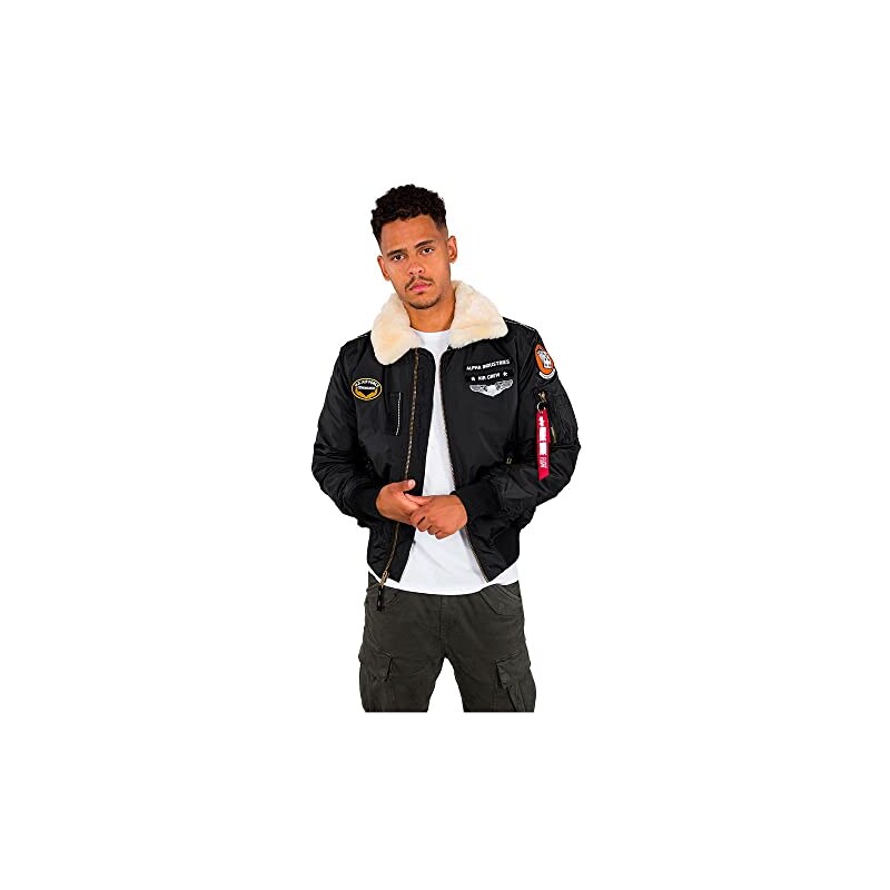 Giacca Bomber Alpha Industries Uomo - Stile Militare, Slim Fit, 100% Nylon - Foto 2