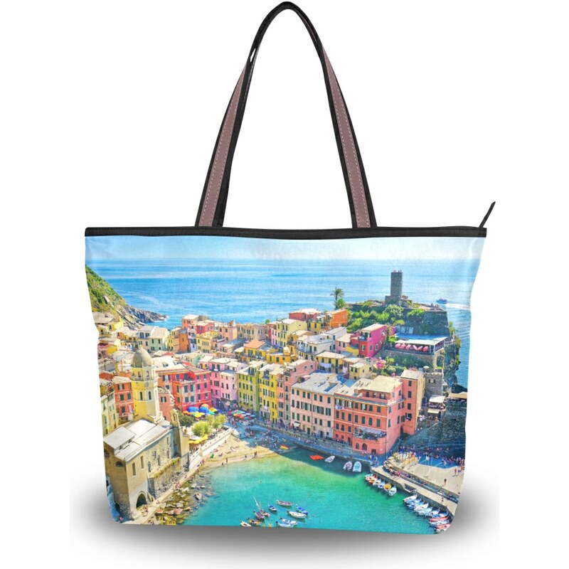 JUMBEAR Borsa A Tracolla Da Donna In Tela Di Canapa A Forma Di Fiore E - Foto 9