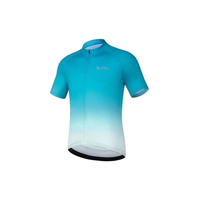 ROCKBROS Magliette da Ciclismo Uomo, Maglia da Ciclismo Corta Maniche