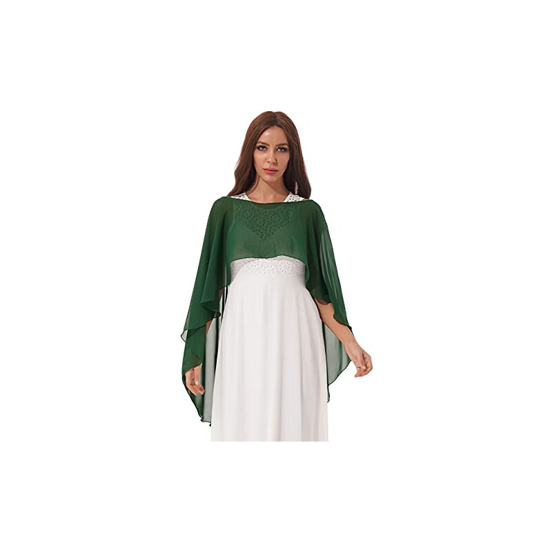 Freebily Donna Bolero Elegante Cerimonia Chiffon Morbido Manica Lunga Sbuffo Leggero Coprispalle Freebily Donna Bolero Elegante Cerimonia Chiffon Morbido Manica Lunga Sbuffo Leggero Coprispalle