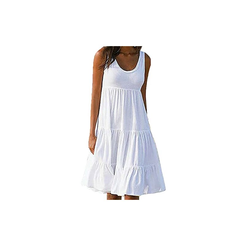 ORANDESIGNE Vestito Donna Lungo Estivo Elegante Abito Curcy Cerimonia