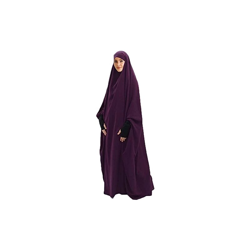 KBOPLEMQ Abito Musulmano Da Donna Abito Da Preghiera Musulmano Monopezzo Abito Da Donna Abaya Abito Islamico Medio Oriente Dubai Turchia Maxi Abaya Caftano Abito Intero Giallo L 121355340