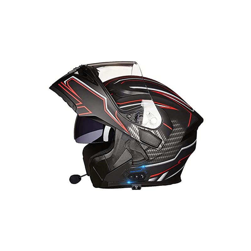 Casco Modulare Integrale Con Bluetooth 5.3 E Doppia Visiera: Omologato ECE, Comfort E Sicurezza Per Tutti!