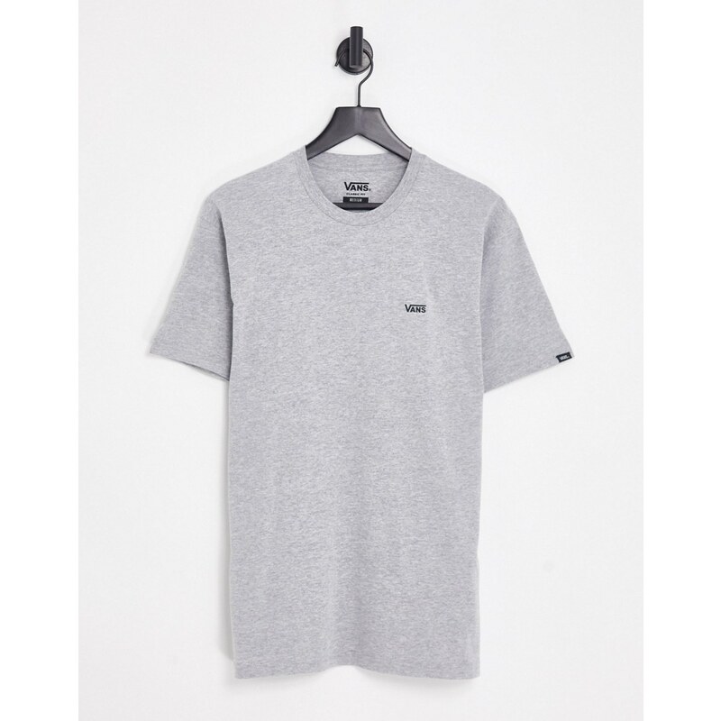 Vans - Left Chest - T-shirt unisex grigio mélange con logo