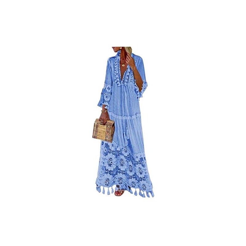 Vestito Lungo Abiti Da Sera Spiaggia Alta Moda Invitata Matrimonio