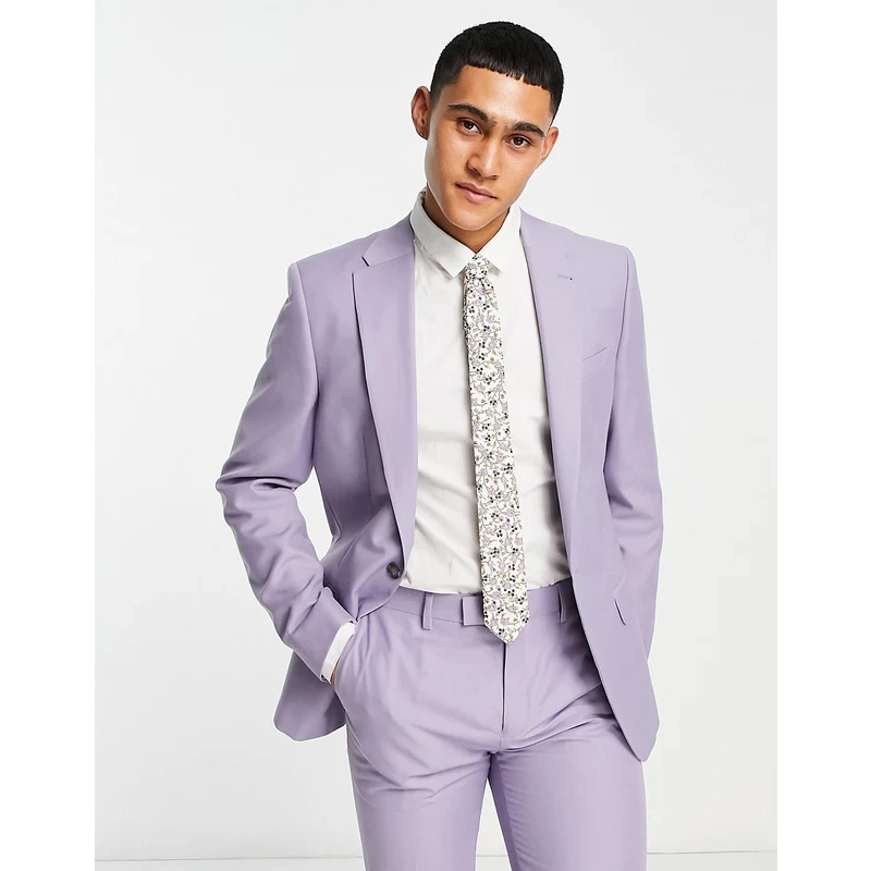 Ben Sherman Giacca da abito slim, colore lilla-Viola