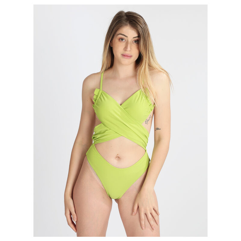 Mya Swimwear Costume Da Bagno Intero Donna Interi Verde Taglia 44