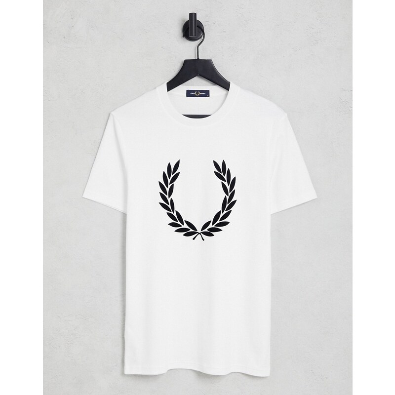 Superdry T-Shirt Donna Bianca Logo Manica Corta (IT 44, EU 40