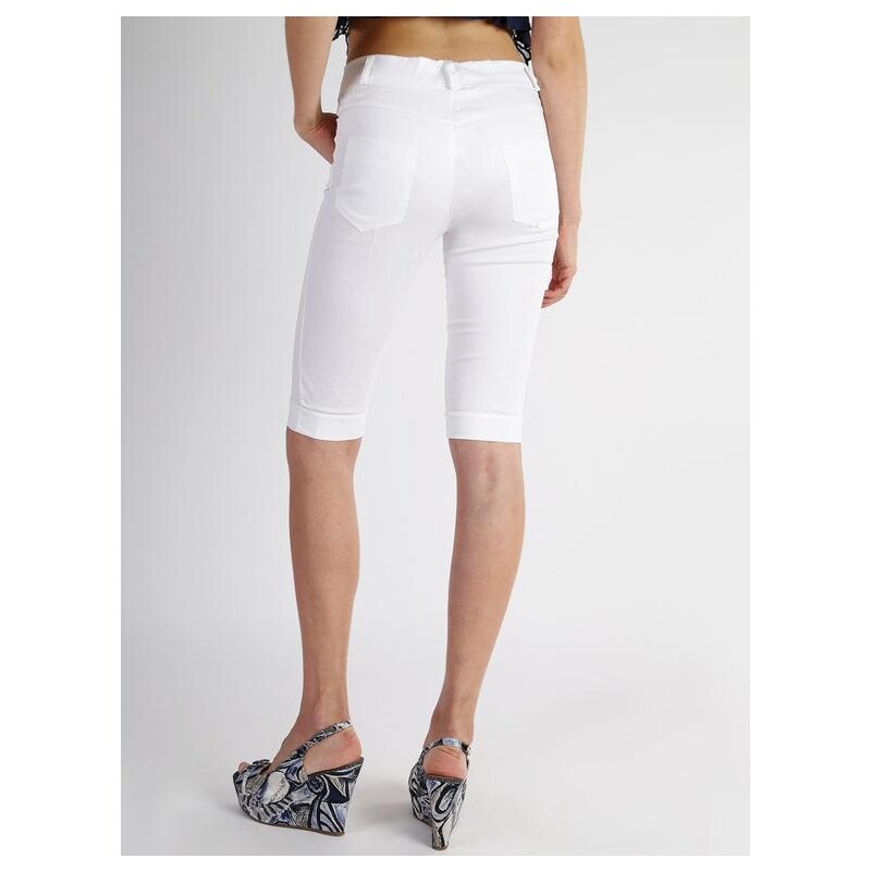 Frenetika Pantalone Modello Quattro Tasche Casual Donna Bianco Taglia S