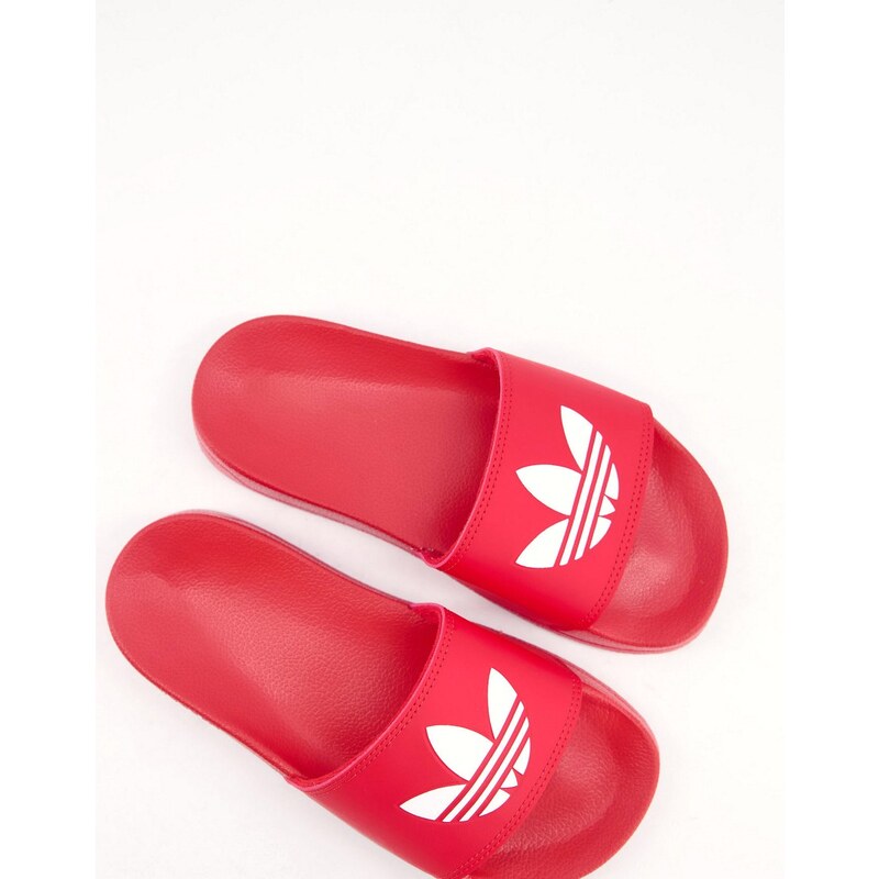 adidas Originals - adilette Lite - Sliders rosse-Rosso