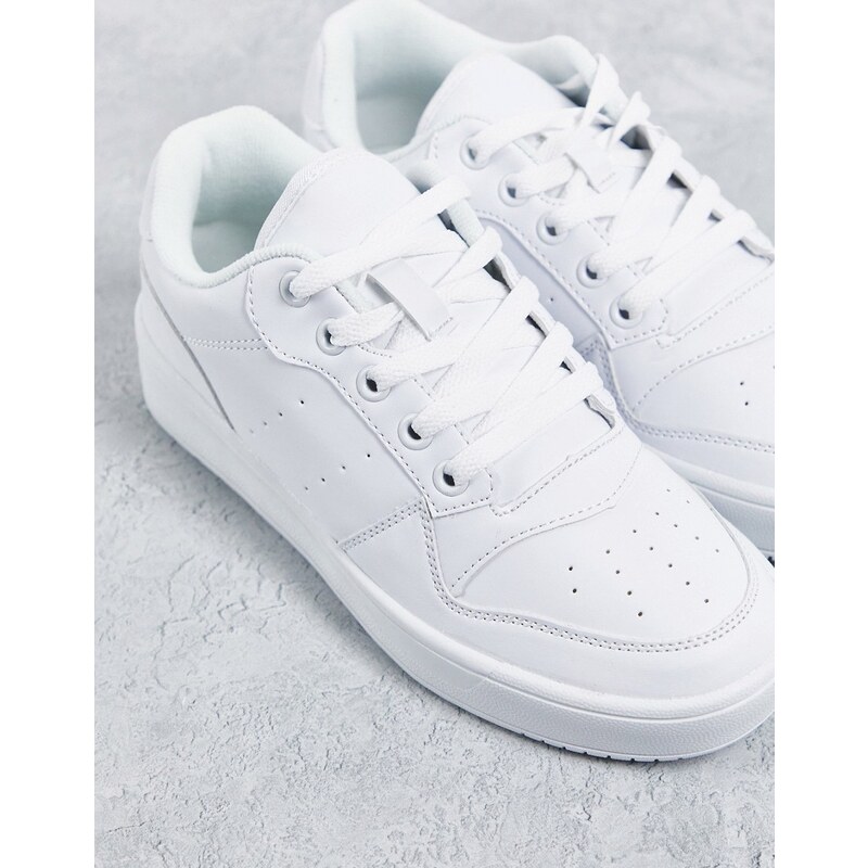 Truffle Collection - Sneakers chunky flatform bianche-Bianco