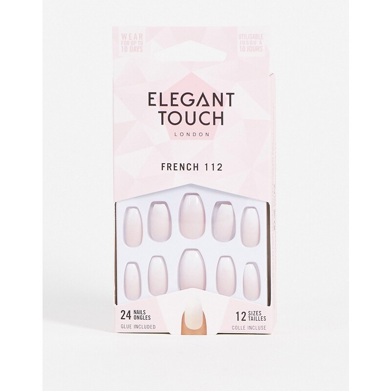 Elegant Touch - French 112 - Unghie finte-Bianco